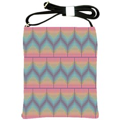 Pattern Background Texture Colorful Shoulder Sling Bag