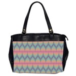 Pattern Background Texture Colorful Oversize Office Handbag (2 Sides) Front