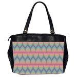 Pattern Background Texture Colorful Oversize Office Handbag (2 Sides) Back