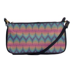 Pattern Background Texture Colorful Shoulder Clutch Bag by HermanTelo