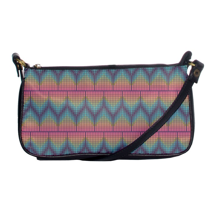 Pattern Background Texture Colorful Shoulder Clutch Bag