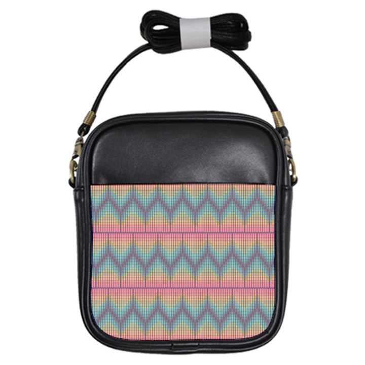 Pattern Background Texture Colorful Girls Sling Bag