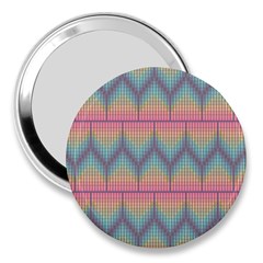 Pattern Background Texture Colorful 3  Handbag Mirrors