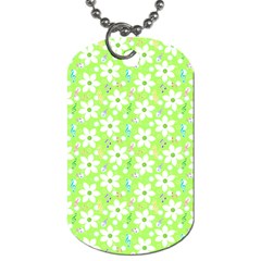 Zephyranthes Candida White Flowers Dog Tag (one Side)