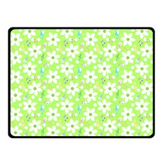 Zephyranthes Candida White Flowers Double Sided Fleece Blanket (small) 