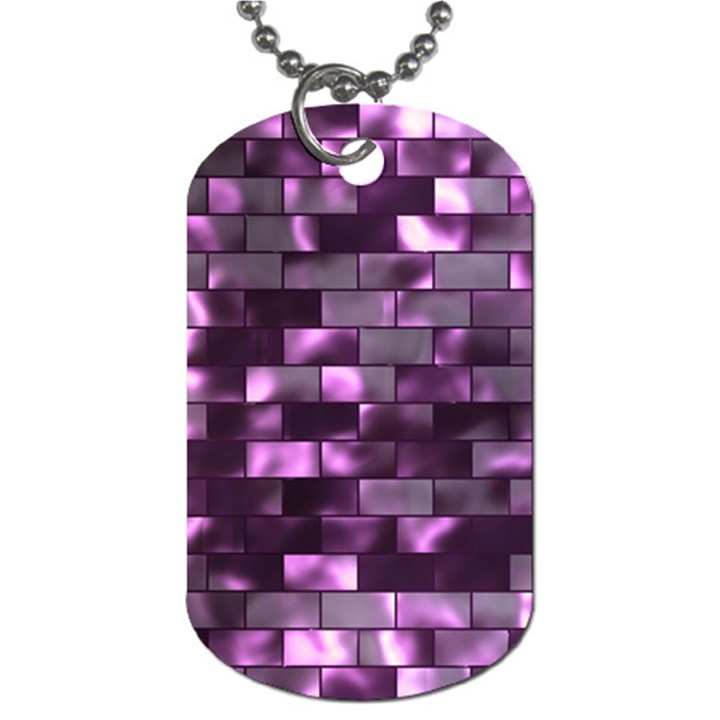 Background Wall Light Glow Dog Tag (One Side)