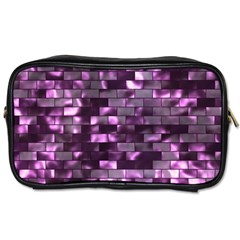 Background Wall Light Glow Toiletries Bag (one Side) by HermanTelo