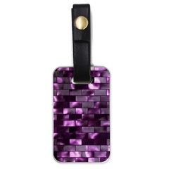 Background Wall Light Glow Luggage Tag (one Side)