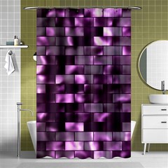 Background Wall Light Glow Shower Curtain 48  X 72  (small)  by HermanTelo