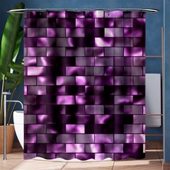 Background Wall Light Glow Shower Curtain 60  X 72  (medium)  by HermanTelo