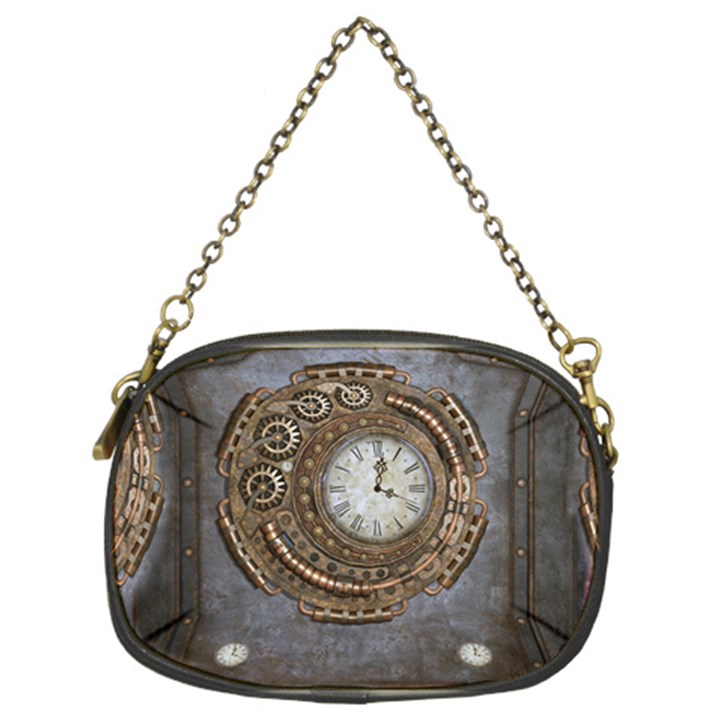 Elegant Steampunk Design Chain Purse (Two Sides)