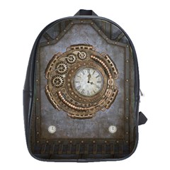 Elegant Steampunk Design School Bag (large) by FantasyWorld7