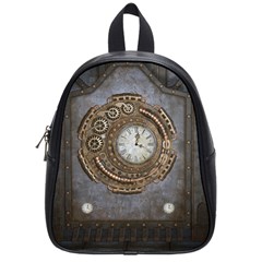 Elegant Steampunk Design School Bag (small) by FantasyWorld7