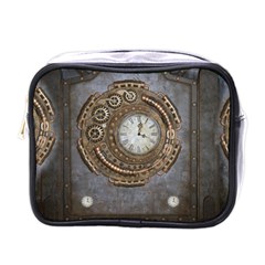 Elegant Steampunk Design Mini Toiletries Bag (one Side) by FantasyWorld7