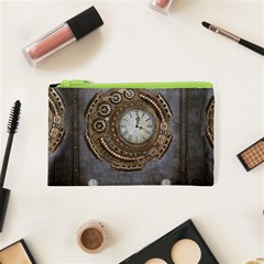 Elegant Steampunk Design Cosmetic Bag (xs) by FantasyWorld7