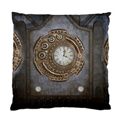 Elegant Steampunk Design Standard Cushion Case (two Sides) by FantasyWorld7