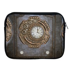 Elegant Steampunk Design Apple Ipad 2/3/4 Zipper Cases by FantasyWorld7