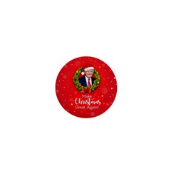 Make Christmas Great Again With Trump Face Maga 1  Mini Magnets by snek