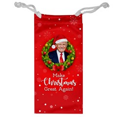 Make Christmas Great Again With Trump Face Maga Jewelry Bag by snek