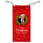 Make Christmas Great Again with Trump Face MAGA Jewelry Bag Front