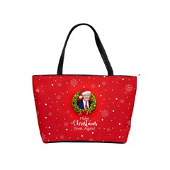 Make Christmas Great Again With Trump Face Maga Classic Shoulder Handbag by snek