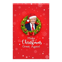 Make Christmas Great Again With Trump Face Maga Shower Curtain 48  X 72  (small)  by snek