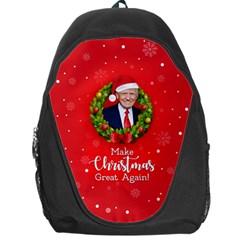 Make Christmas Great Again With Trump Face Maga Backpack Bag by snek