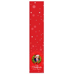 Make Christmas Great Again With Trump Face Maga Small Flano Scarf by snek