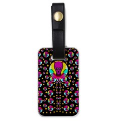 Skull With Many Friends Luggage Tag (one Side) by pepitasart