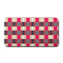 Background Texture Plaid Red Medium Bar Mats