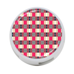 Background Texture Plaid Red 4-port Usb Hub (one Side) by HermanTelo