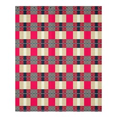 Background Texture Plaid Red Shower Curtain 60  X 72  (medium)  by HermanTelo