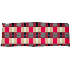 Background Texture Plaid Red Body Pillow Case (dakimakura) by HermanTelo