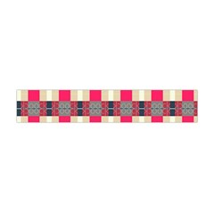 Background Texture Plaid Red Flano Scarf (mini)