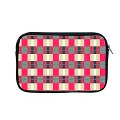 Background Texture Plaid Red Apple Macbook Pro 13  Zipper Case