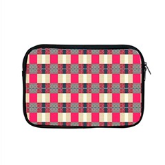 Background Texture Plaid Red Apple Macbook Pro 15  Zipper Case