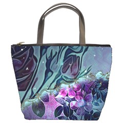 Decorative Floral Design Bucket Bag by FantasyWorld7