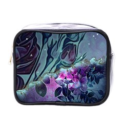 Decorative Floral Design Mini Toiletries Bag (one Side) by FantasyWorld7