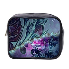 Decorative Floral Design Mini Toiletries Bag (two Sides) by FantasyWorld7