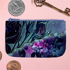 Decorative Floral Design Large Coin Purse by FantasyWorld7