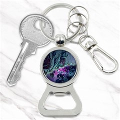 Decorative Floral Design Bottle Opener Key Chain by FantasyWorld7