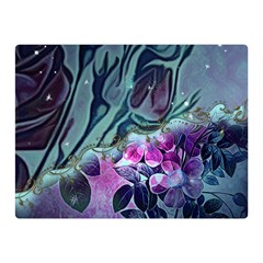 Decorative Floral Design Double Sided Flano Blanket (mini)  by FantasyWorld7