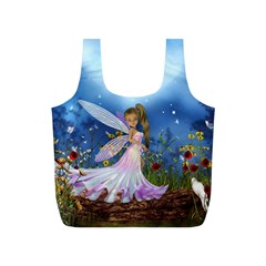 Little Fairy In The Night Full Print Recycle Bag (s) by FantasyWorld7