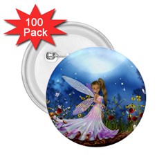 Little Fairy In The Night 2 25  Buttons (100 Pack)  by FantasyWorld7