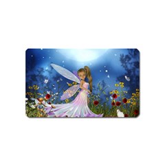 Little Fairy In The Night Magnet (name Card) by FantasyWorld7