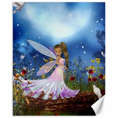 Little Fairy In The Night Canvas 11  X 14  by FantasyWorld7