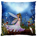 Little Fairy In The Night Large Cushion Case (One Side) Front