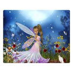 Little Fairy In The Night Double Sided Flano Blanket (Large) 