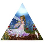 Little Fairy In The Night Wooden Puzzle Triangle