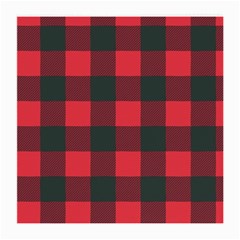 Canadian Lumberjack Red And Black Plaid Canada Medium Glasses Cloth by snek